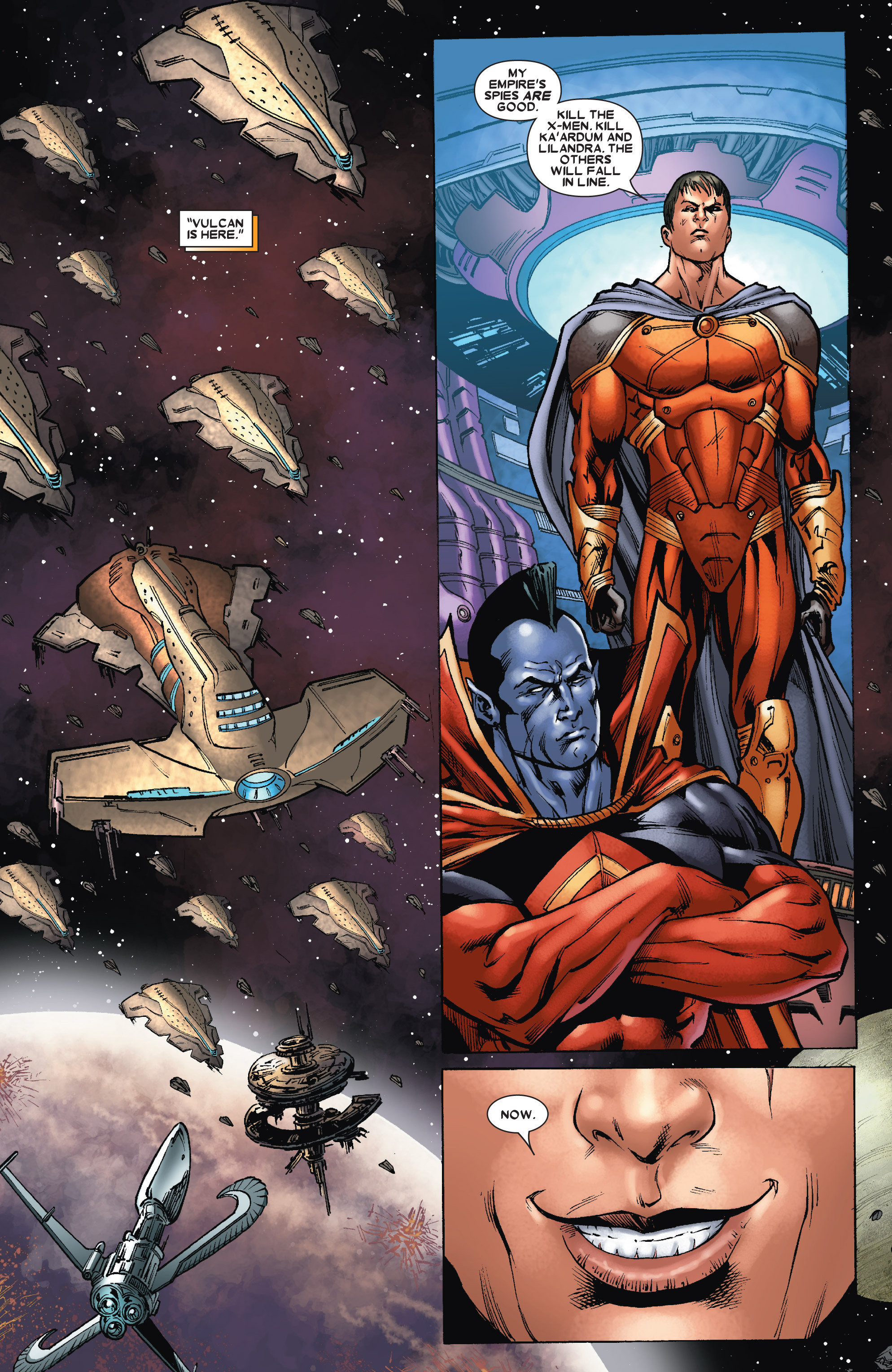 Read online X-Men: Emperor Vulcan comic -  Issue #1 - 19