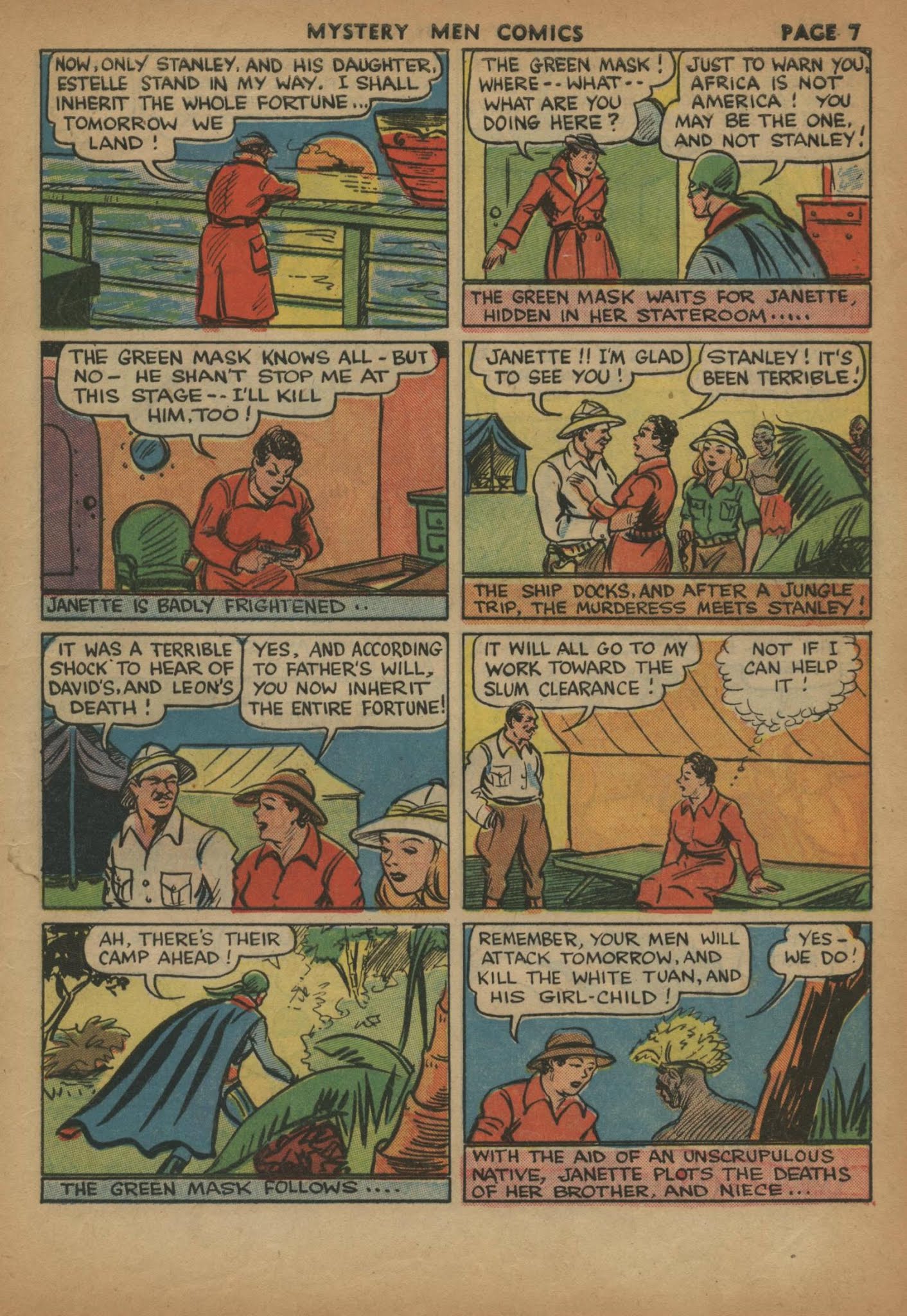Read online Mystery Men Comics comic -  Issue #5 - 9