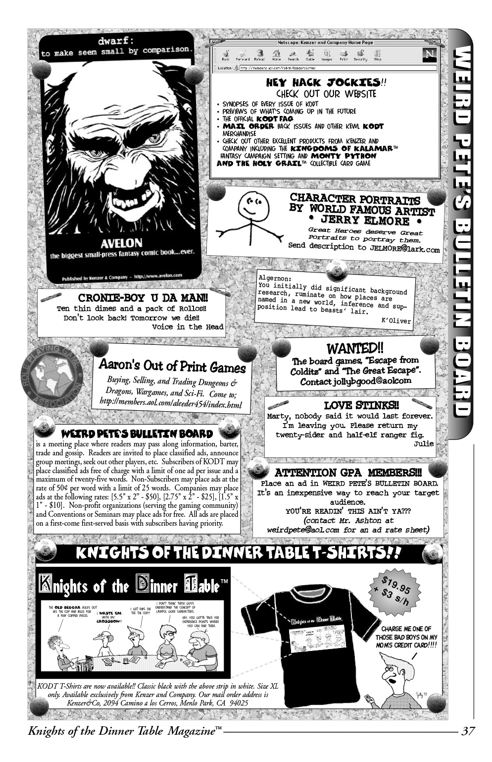 Read online Knights of the Dinner Table comic -  Issue #29 - 39