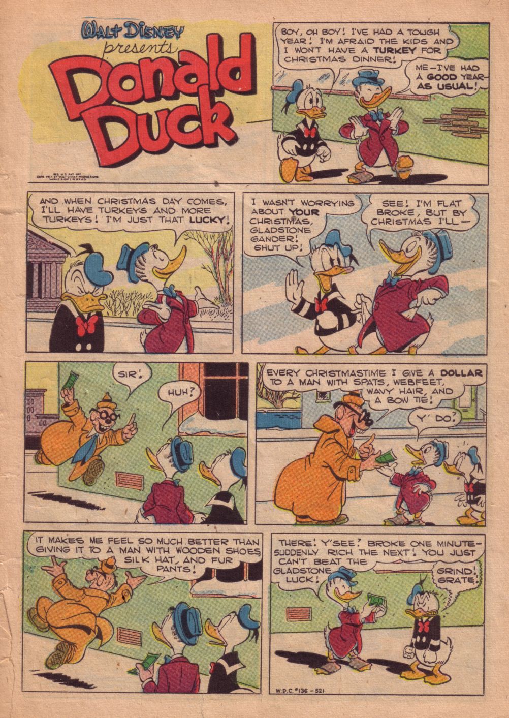 Read online Walt Disney's Comics and Stories comic -  Issue #136 - 3