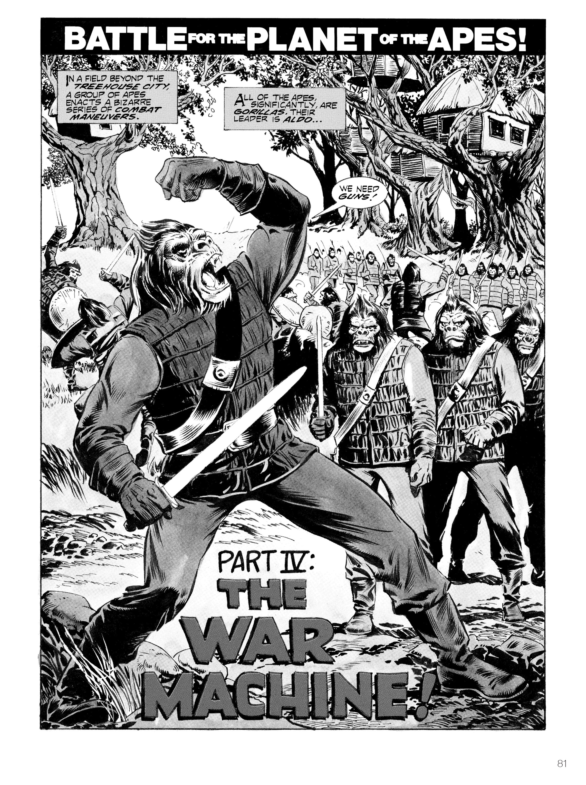 Read online Planet of the Apes: Archive comic -  Issue # TPB 4 (Part 1) - 77