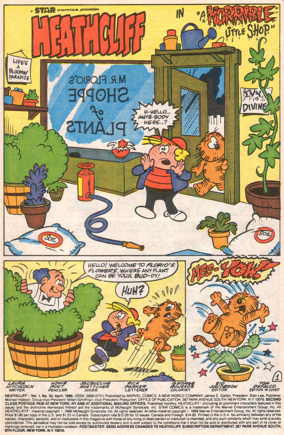 Read online Heathcliff comic -  Issue #32 - 3