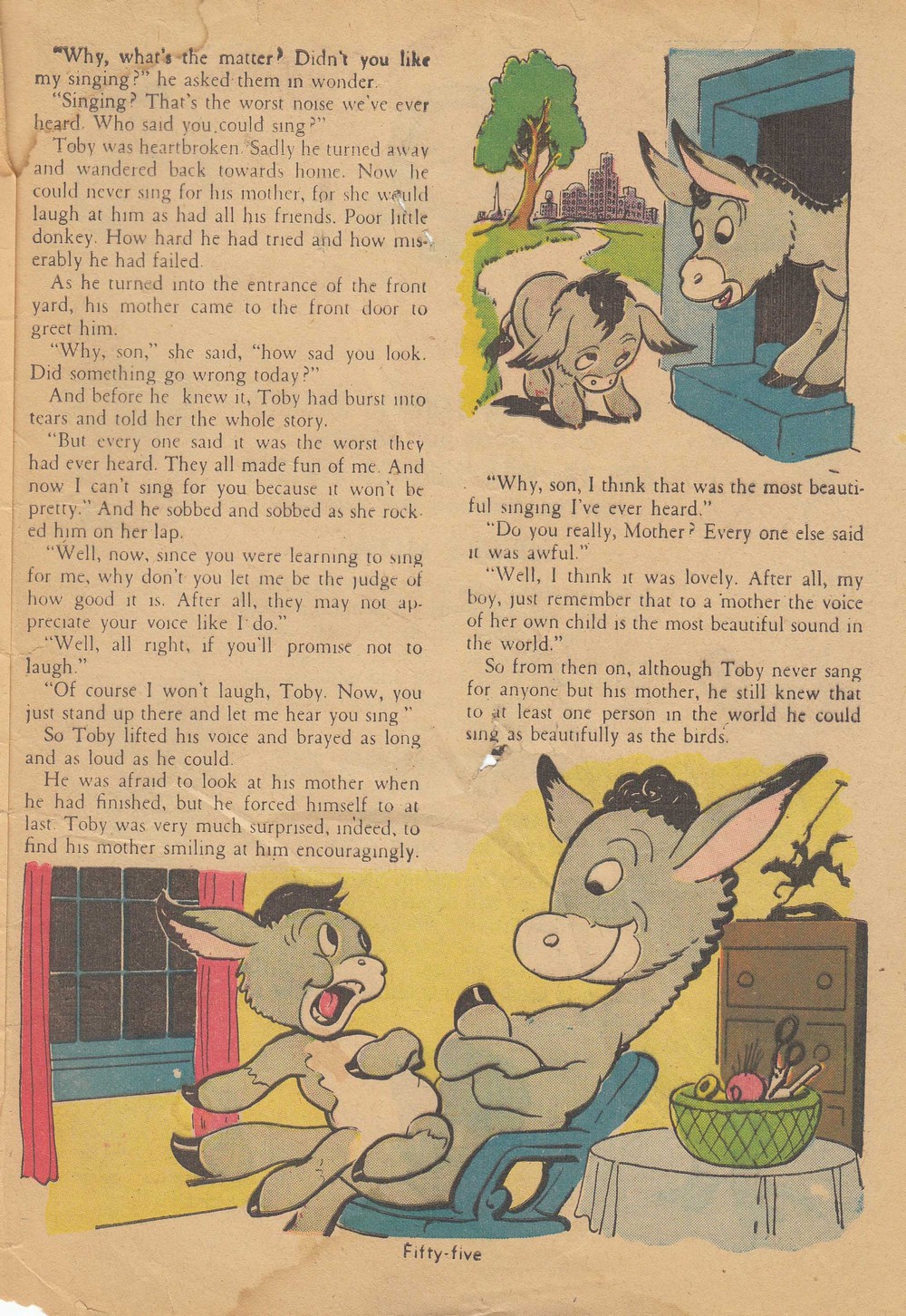 Read online Our Gang Comics comic -  Issue #7 - 57