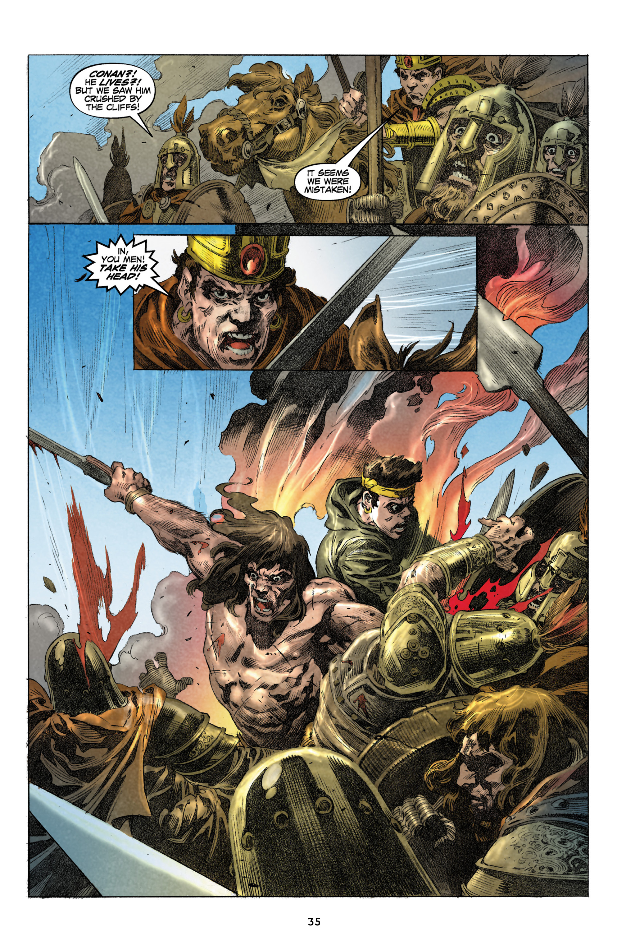 Read online King Conan: The Hour of the Dragon comic -  Issue # _TPB - 36