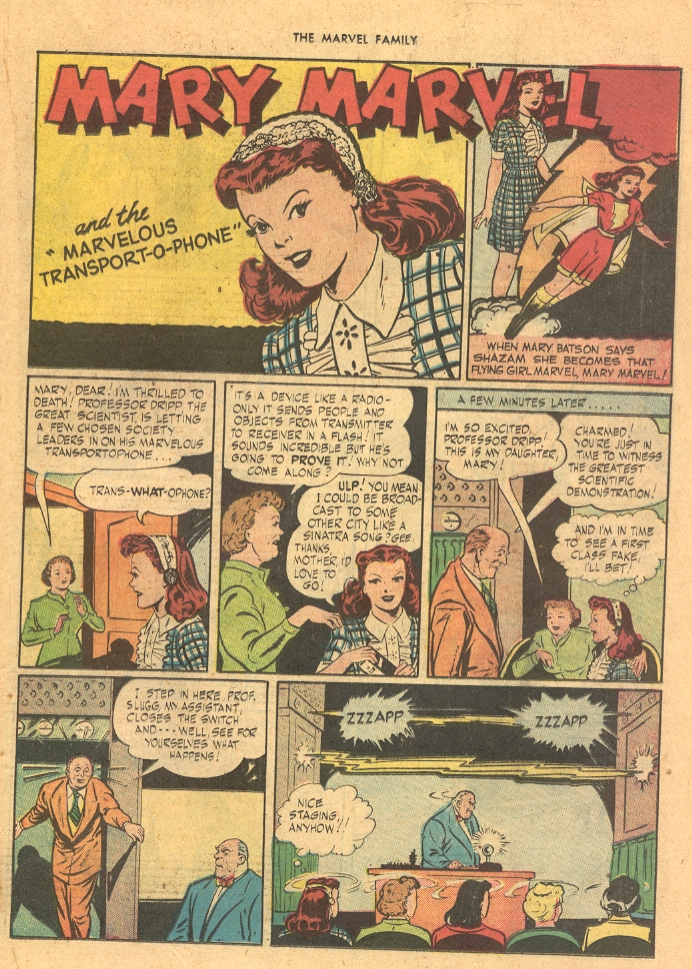 Read online The Marvel Family comic -  Issue #3 - 19