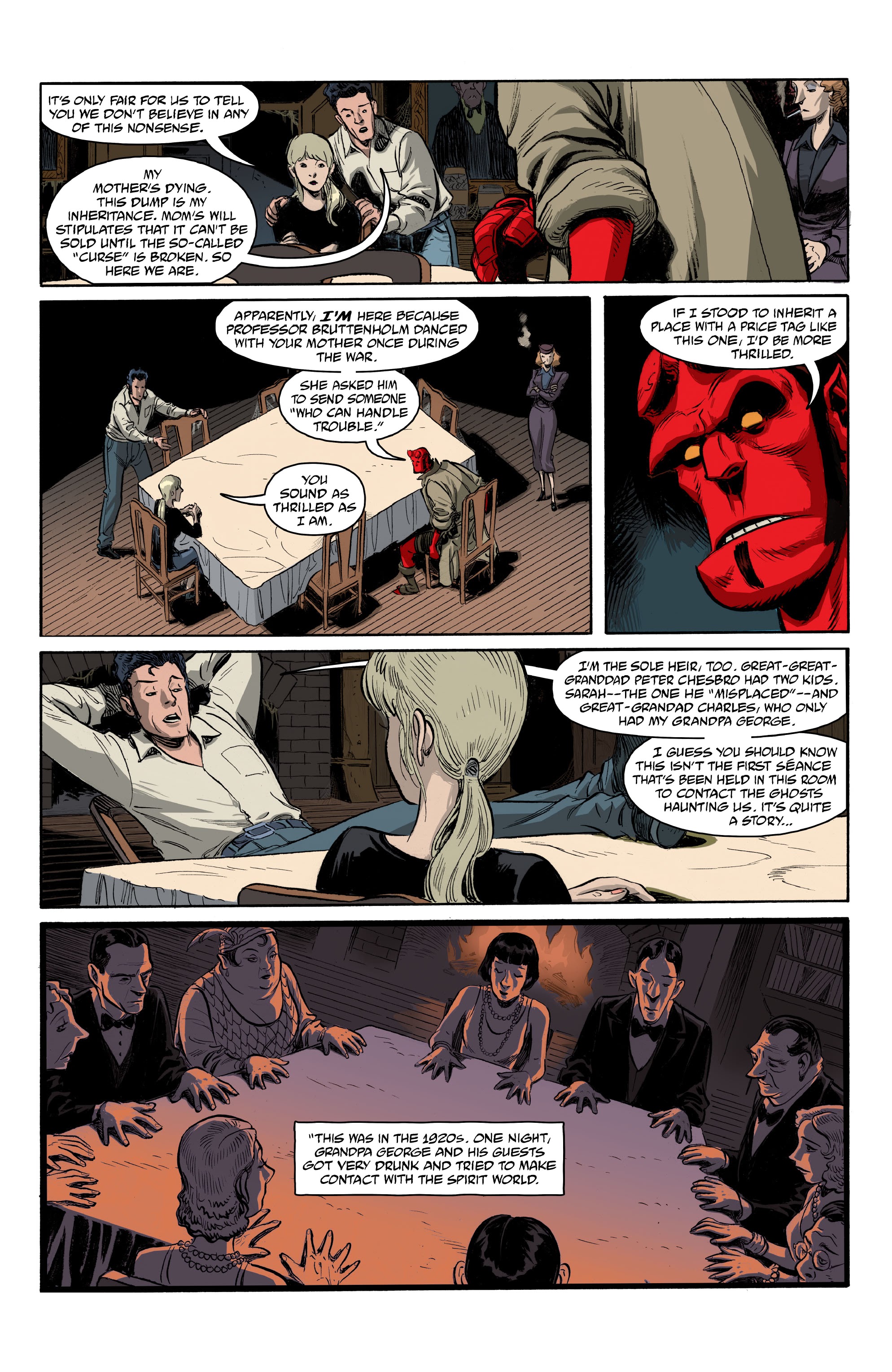 Read online Hellboy and the B.P.R.D.: The Secret of Chesbro House comic -  Issue #1 - 9