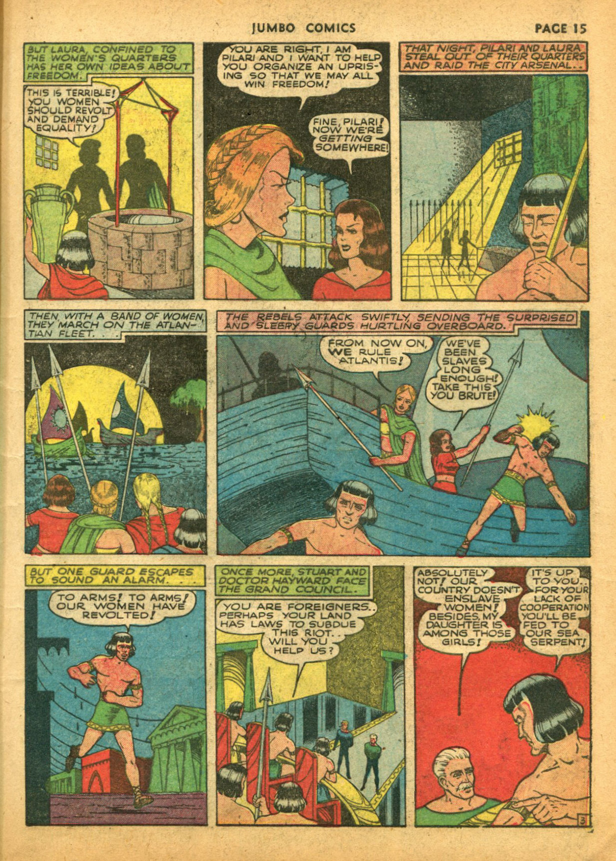 Read online Jumbo Comics comic -  Issue #30 - 17