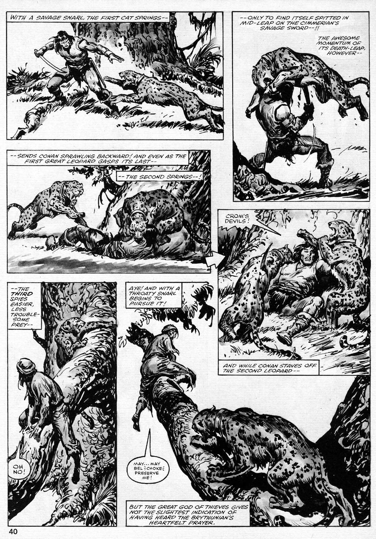 Read online The Savage Sword Of Conan comic -  Issue #77 - 40