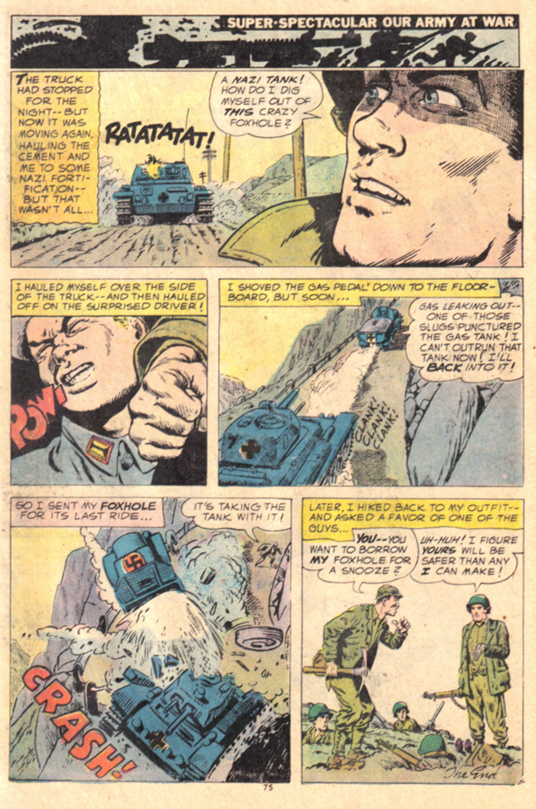 Read online Our Army at War (1952) comic -  Issue #269 - 75