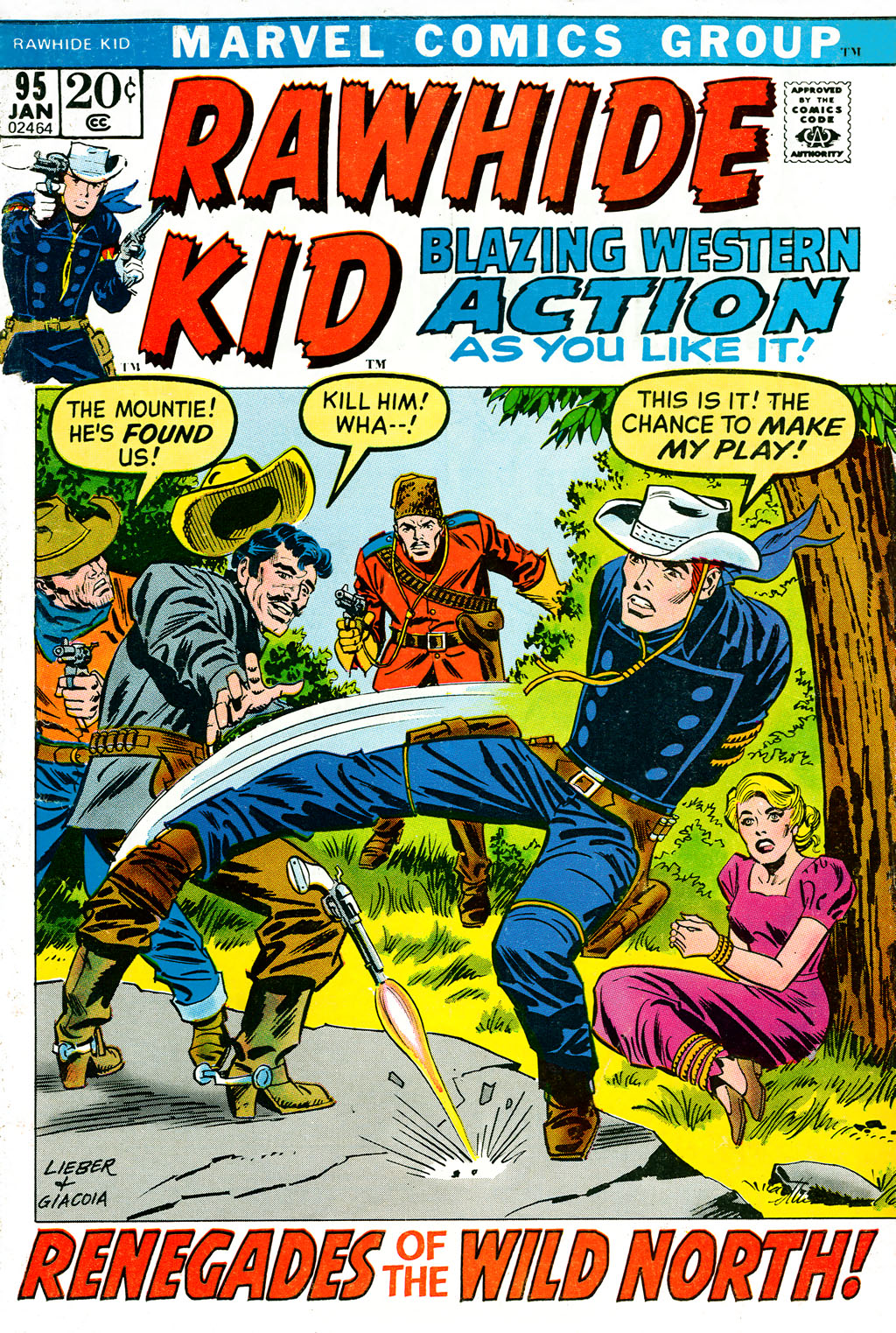 Read online The Rawhide Kid comic -  Issue #95 - 1
