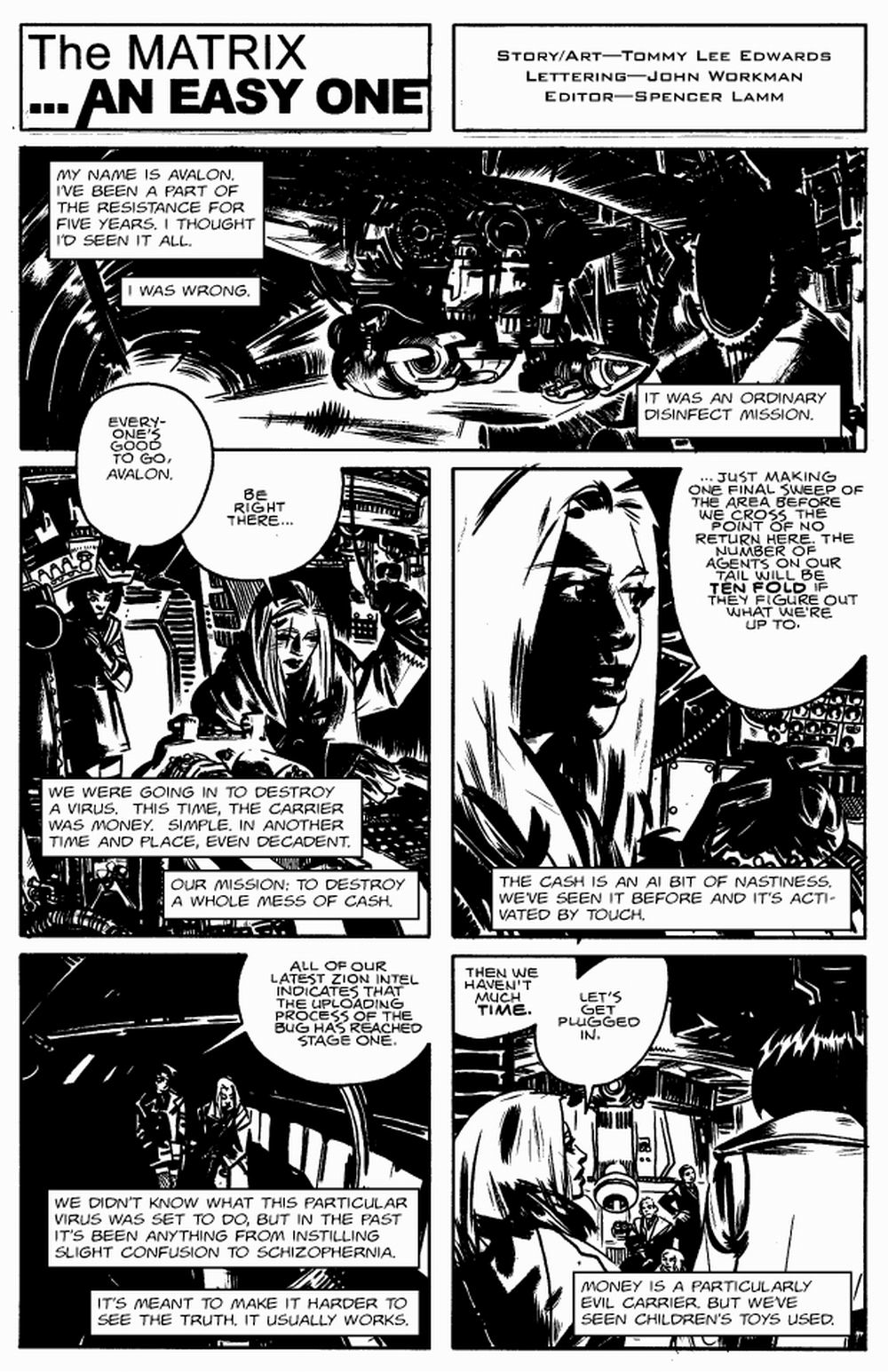Read online The Matrix Comics comic -  Issue # _An Easy One - 1