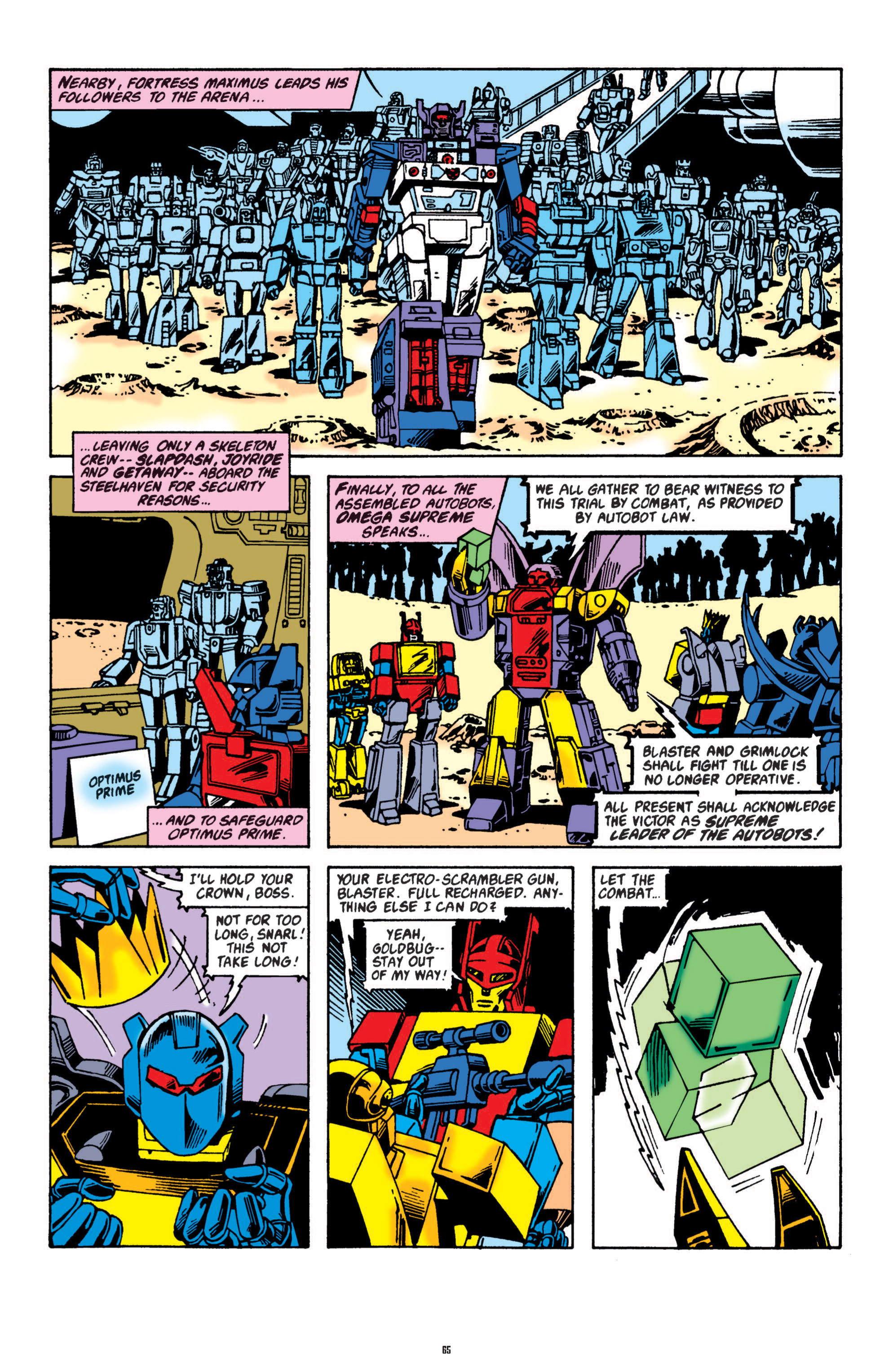 Read online The Transformers Classics comic -  Issue # TPB 4 - 66