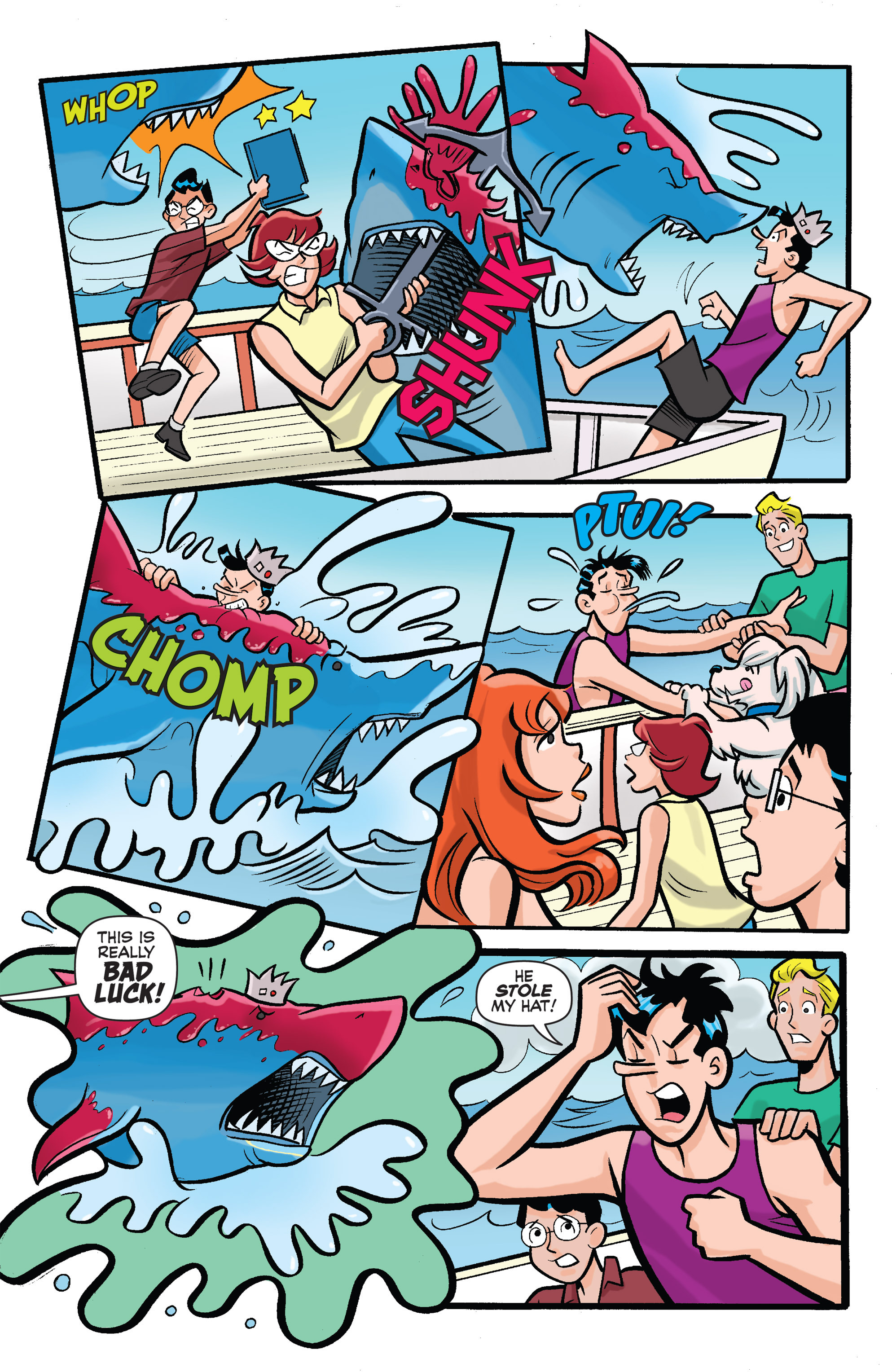 Read online Archie vs. Sharknado comic -  Issue #Archie vs. Sharknado Full - 22