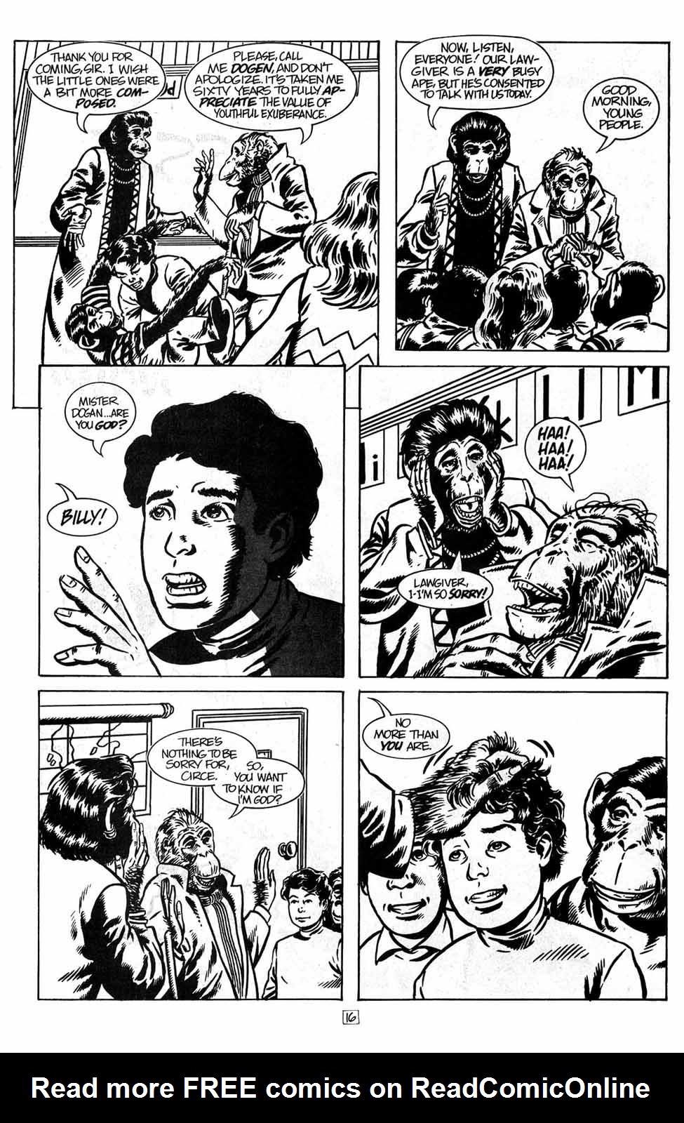 Read online Planet of the Apes: The Forbidden Zone comic -  Issue #1 - 18