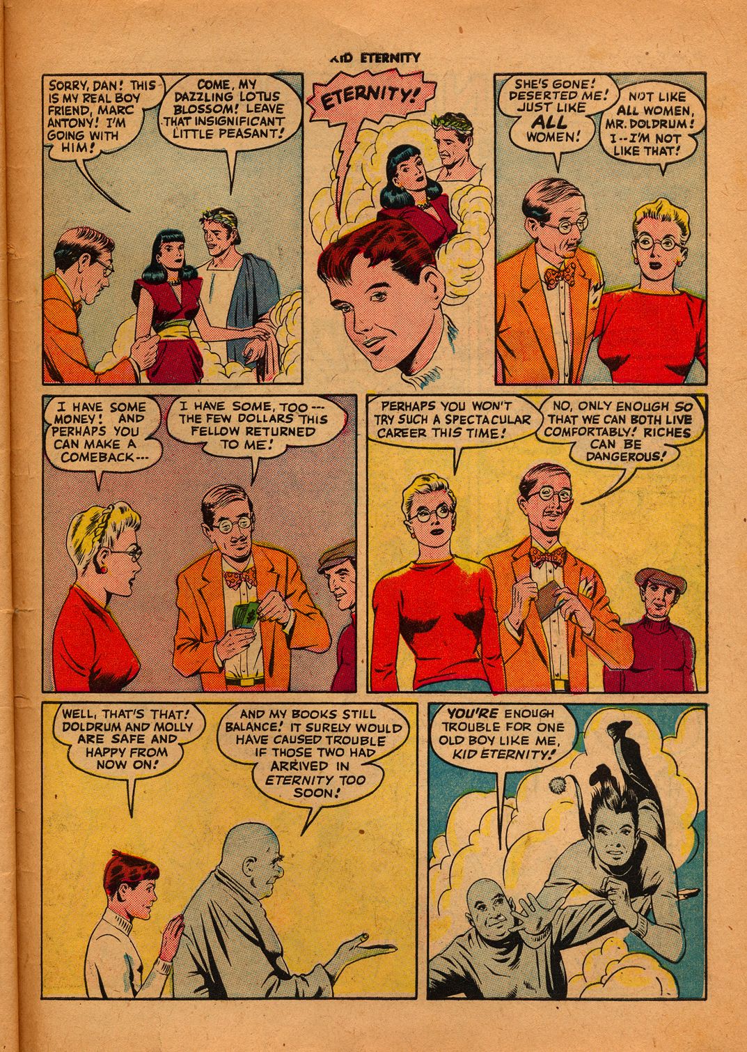 Read online Kid Eternity (1946) comic -  Issue #5 - 49