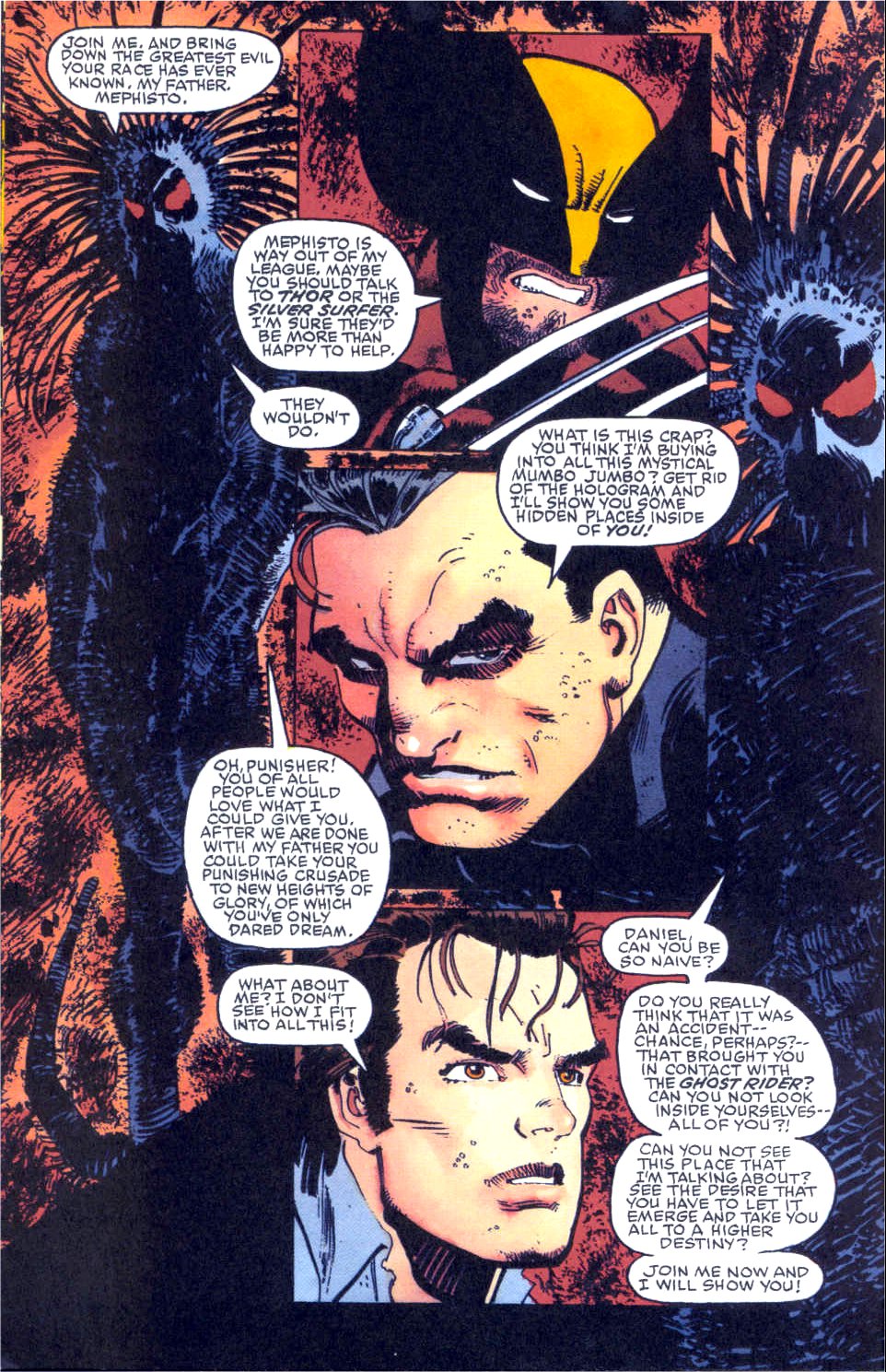 Ghost Rider; Wolverine; Punisher: Hearts of Darkness Full #1 - English 19