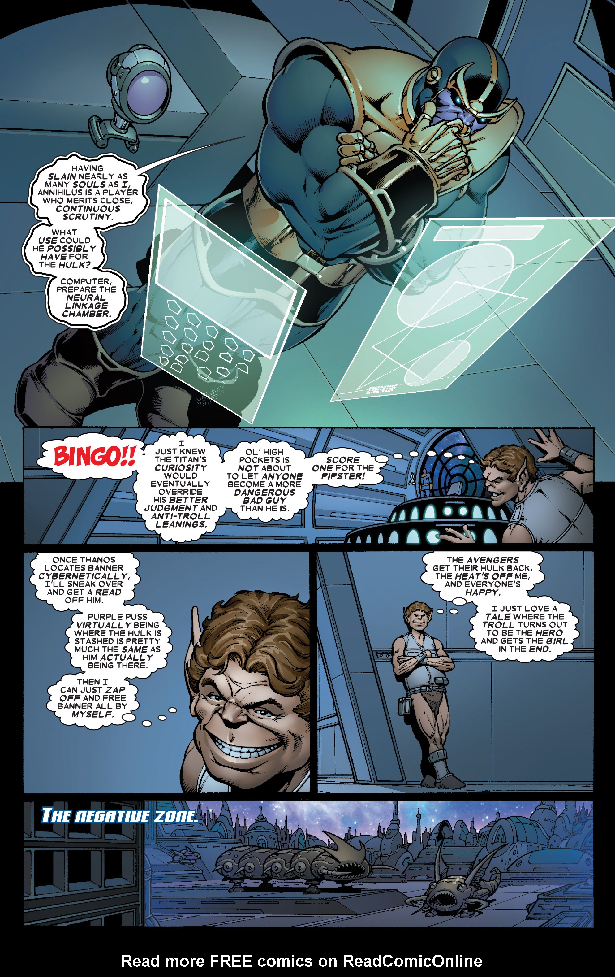 Read online Thanos Vs. Hulk comic -  Issue #1 - 16
