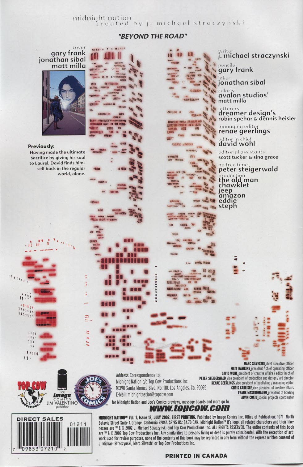 Read online Midnight Nation comic -  Issue #12 - 26