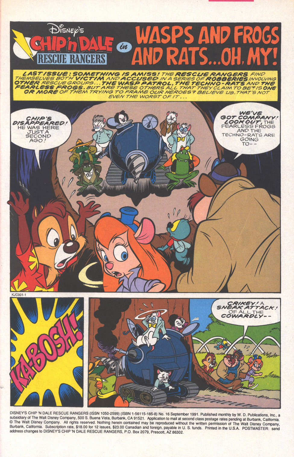 Read online Disney's Chip 'N Dale Rescue Rangers comic -  Issue #16 - 3
