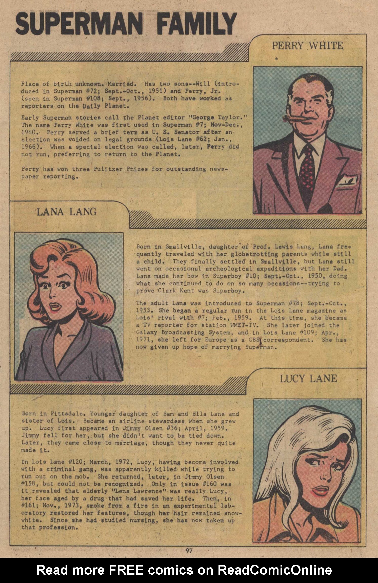 Read online The Superman Family comic -  Issue #166 - 97