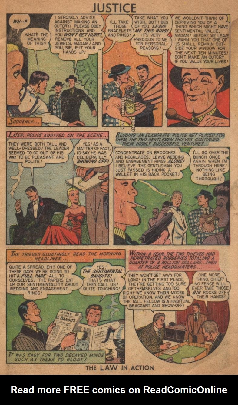 Read online Justice Comics (1948) comic -  Issue #6 - 7