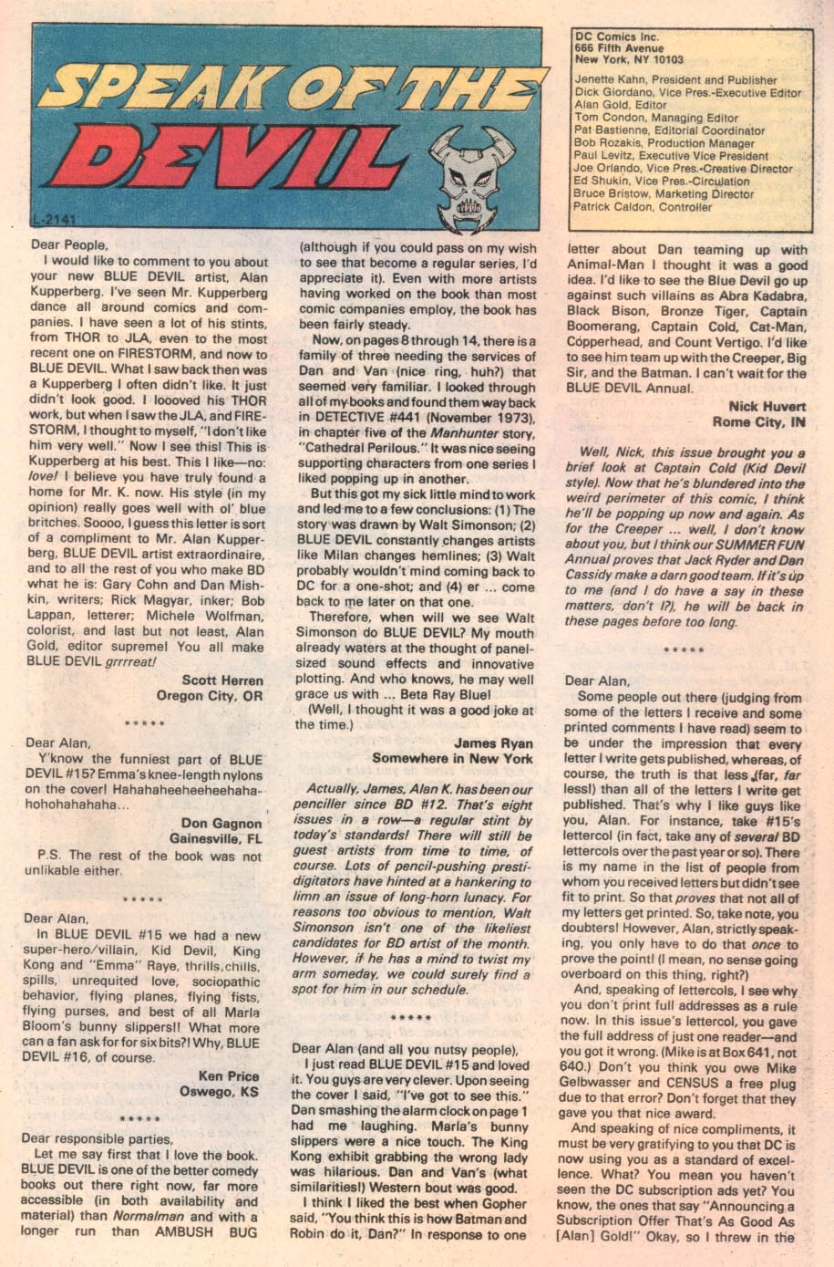 Read online Blue Devil comic -  Issue #19 - 25