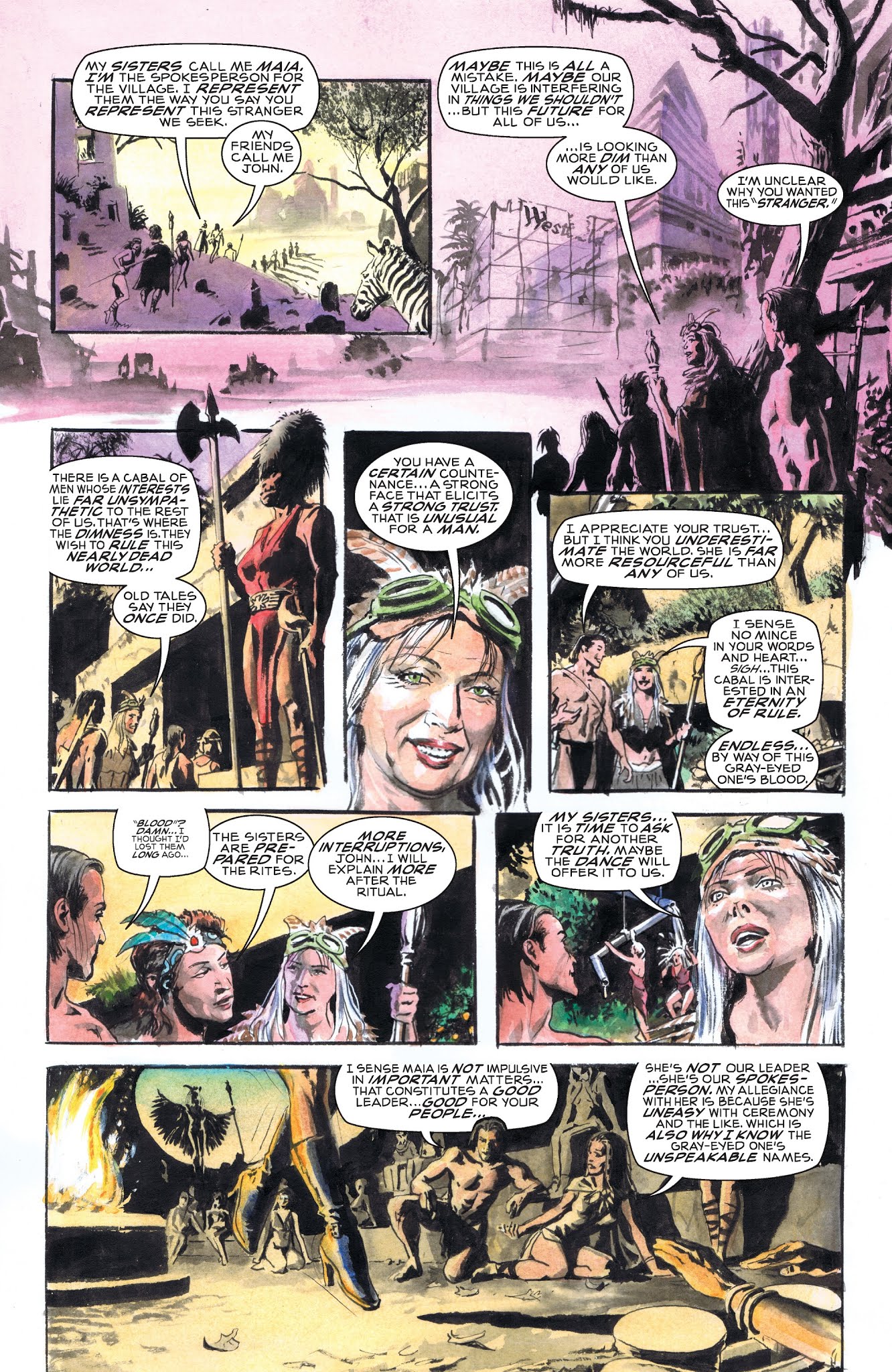 Read online The Once and Future Tarzan comic -  Issue # TPB - 20