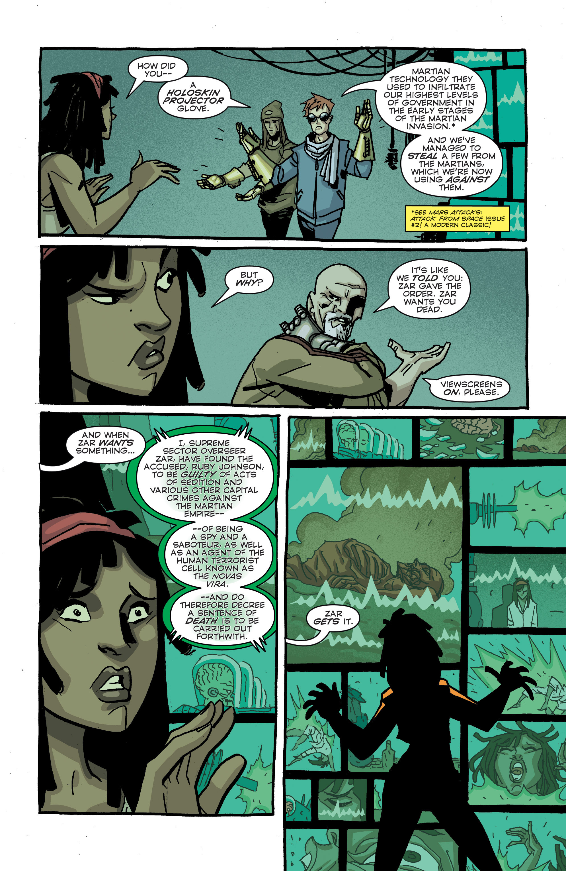 Read online Mars Attacks: Occupation comic -  Issue #4 - 19