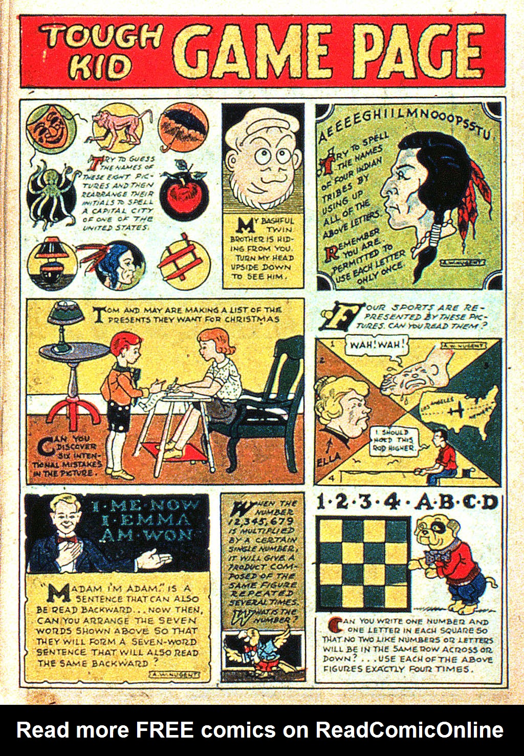 Read online Tough Kid Squad Comics comic -  Issue # Full - 49