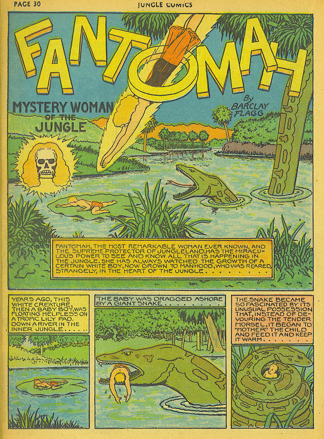 Read online Jungle Comics comic -  Issue #6 - 32