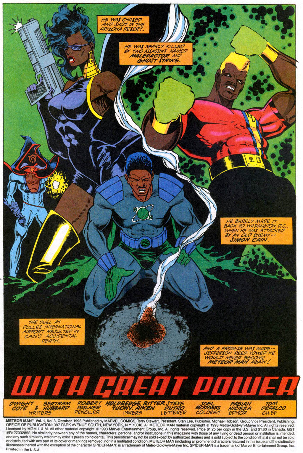 Read online Meteor Man comic -  Issue #3 - 2