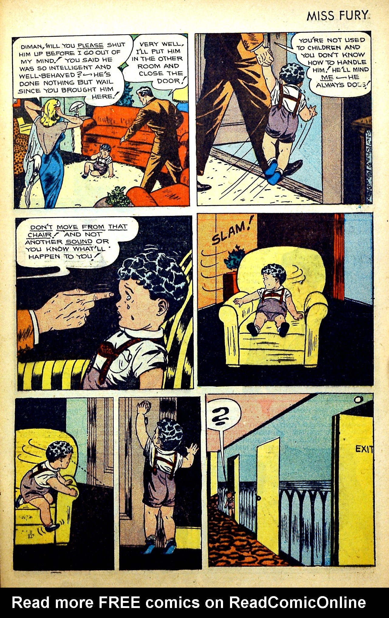 Read online Miss Fury (1942) comic -  Issue #8 - 22