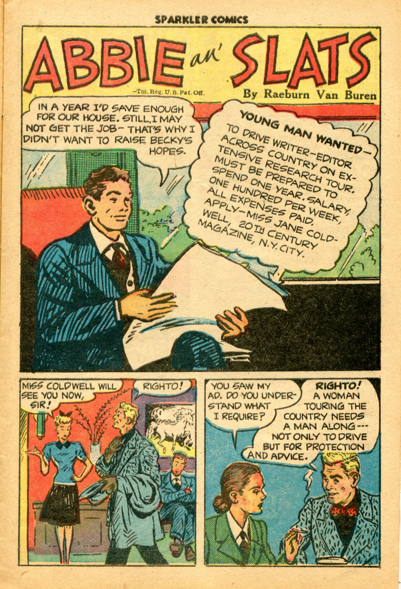 Read online Sparkler Comics comic -  Issue #86 - 13