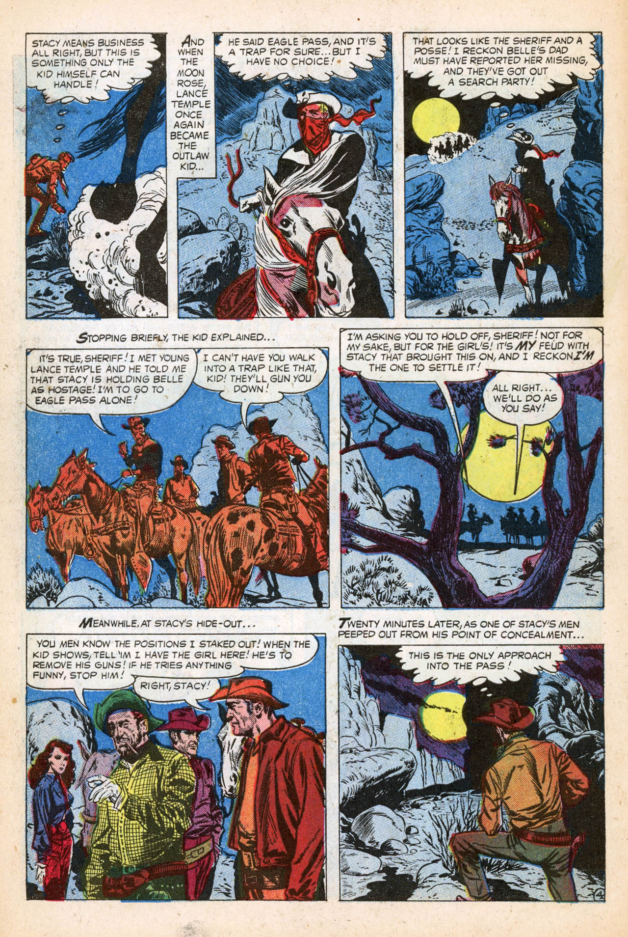 Read online The Outlaw Kid (1954) comic -  Issue #6 - 6