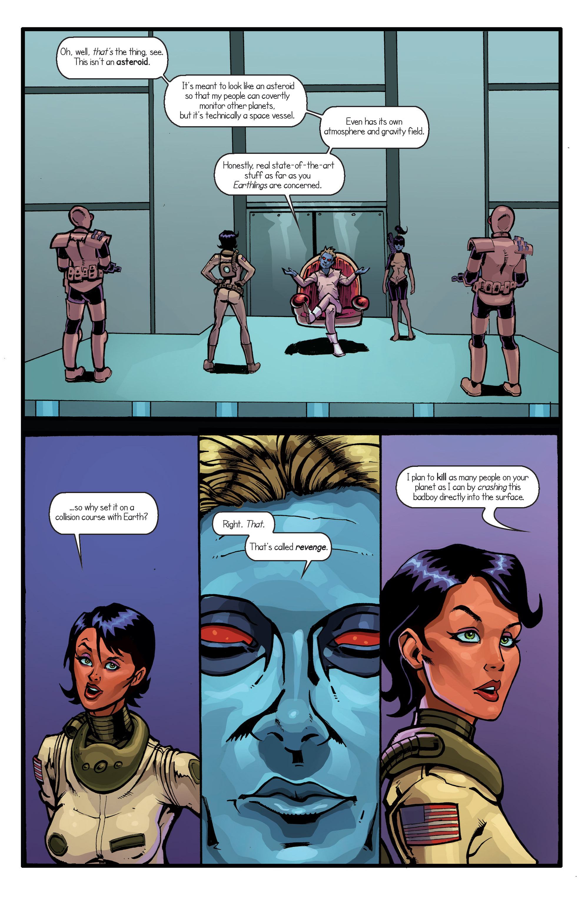 Read online Zoe Dare Versus The Disasteroid comic -  Issue #3 - 6