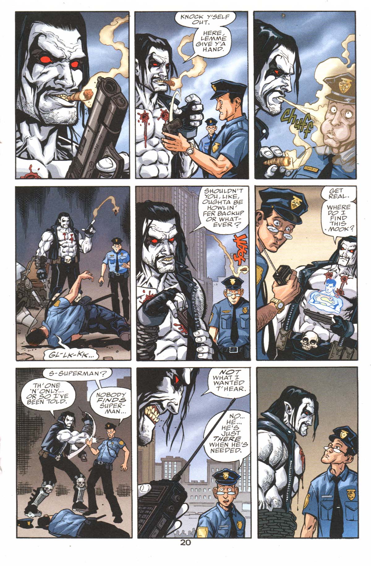 Read online DC First: Superman/Lobo comic -  Issue # Full - 21
