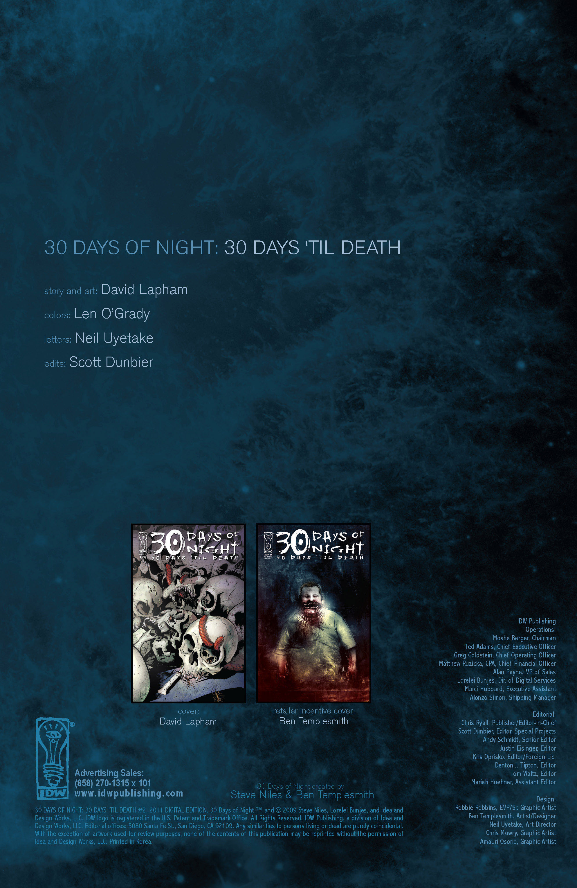 30 Days of Night: 30 Days 'til Death Issue #2 #2 - English 2