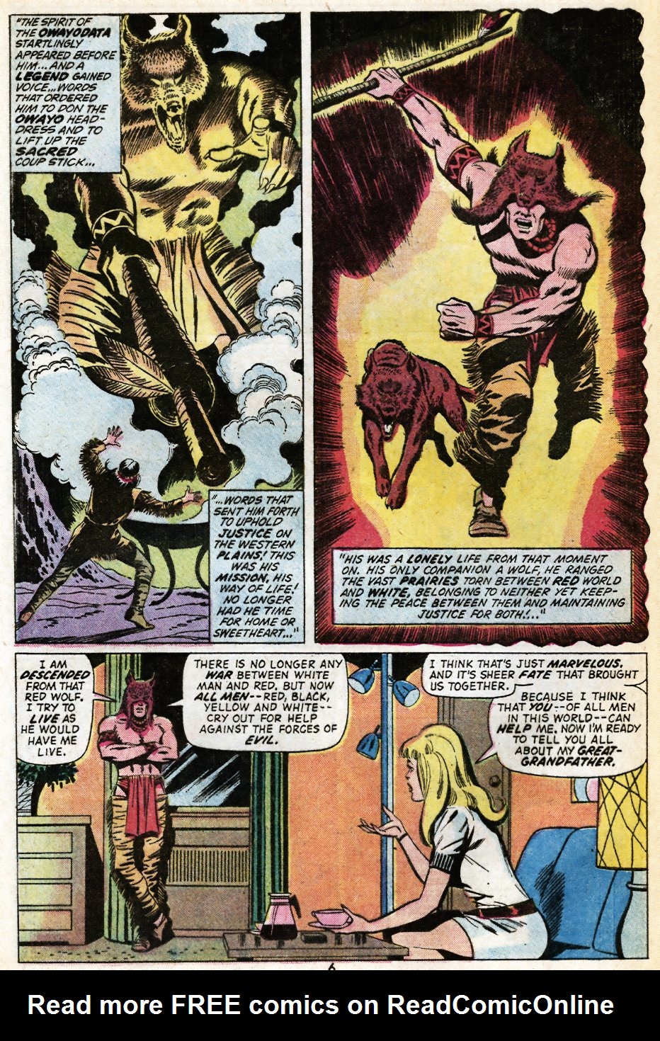 Read online Red Wolf (1972) comic -  Issue #7 - 6