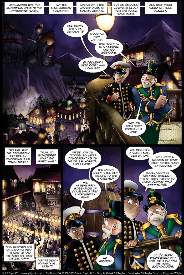 Read online Girl Genius (2002) comic -  Issue #9 - 2