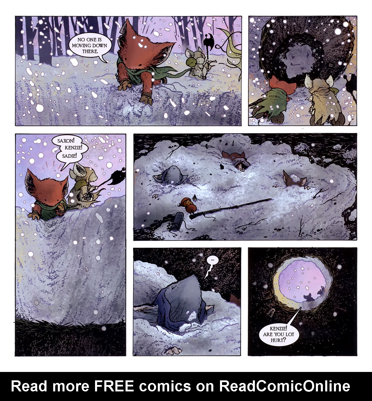 Read online Mouse Guard: Winter 1152 comic -  Issue #2 - 6