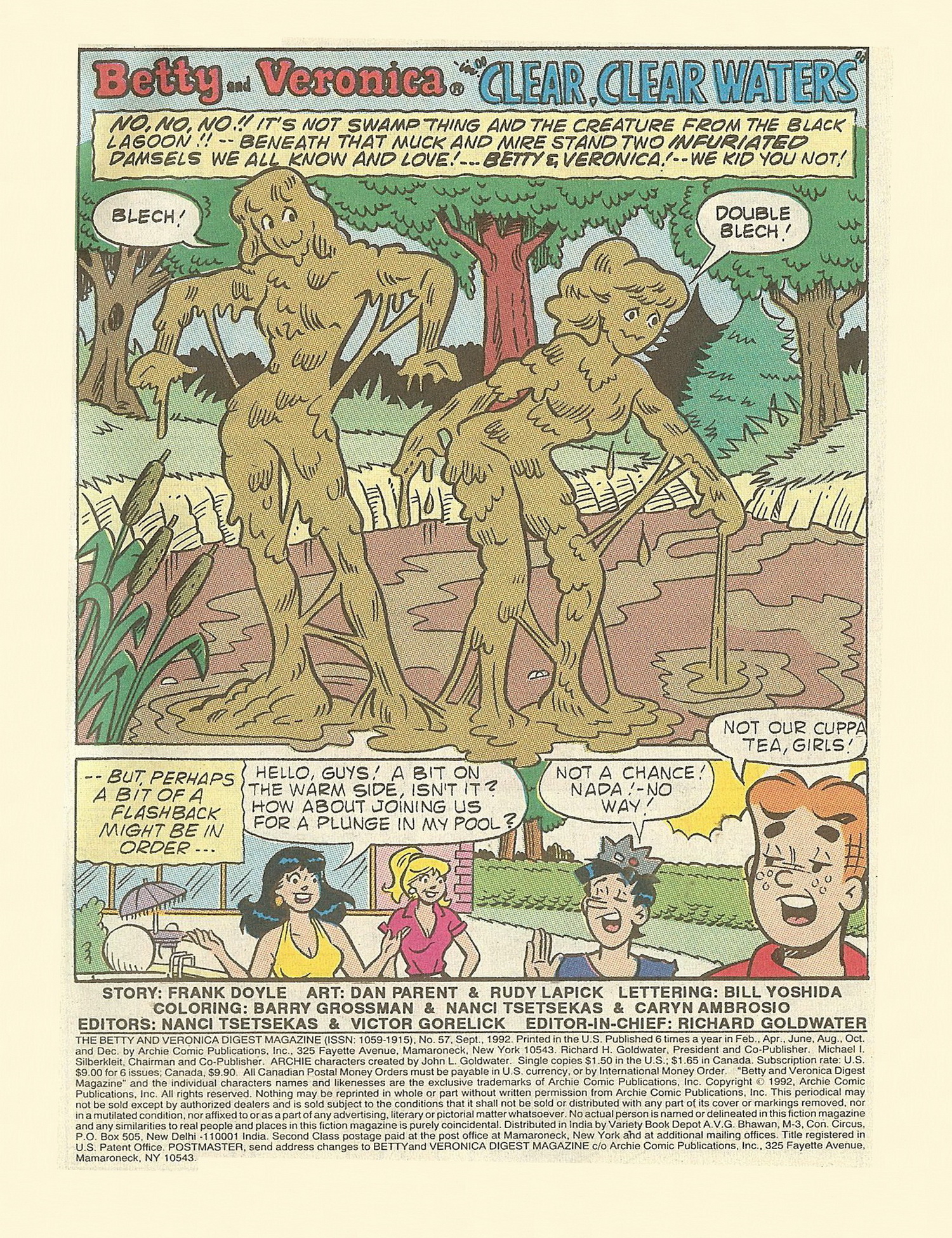 Read online Betty and Veronica Digest Magazine comic -  Issue #57 - 3