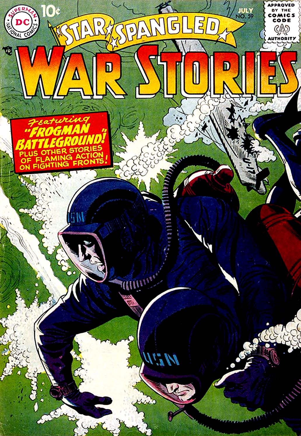 Star Spangled War Stories (1952) issue 59 - Page 1