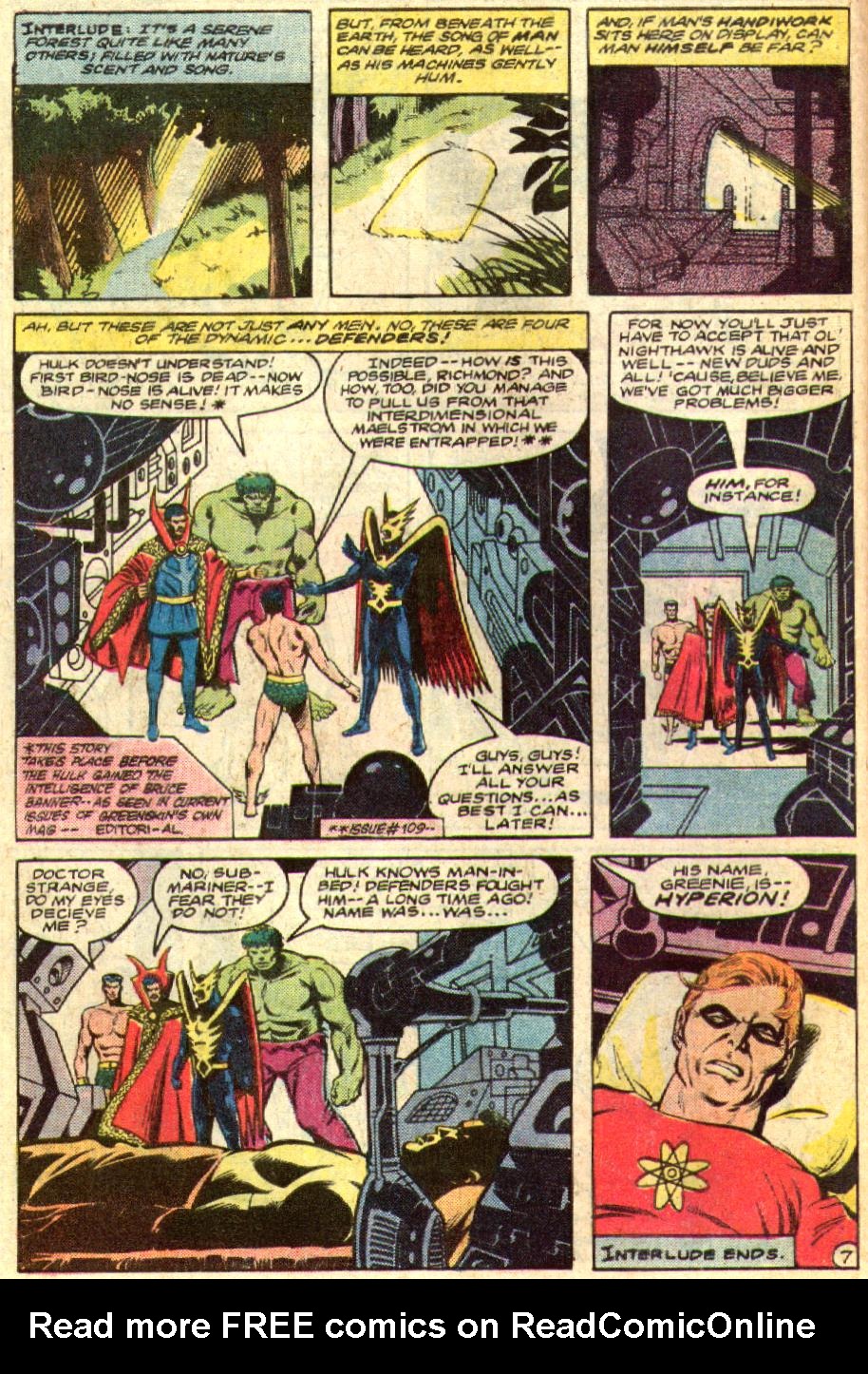 The Defenders (1972) Issue #111 #112 - English 8