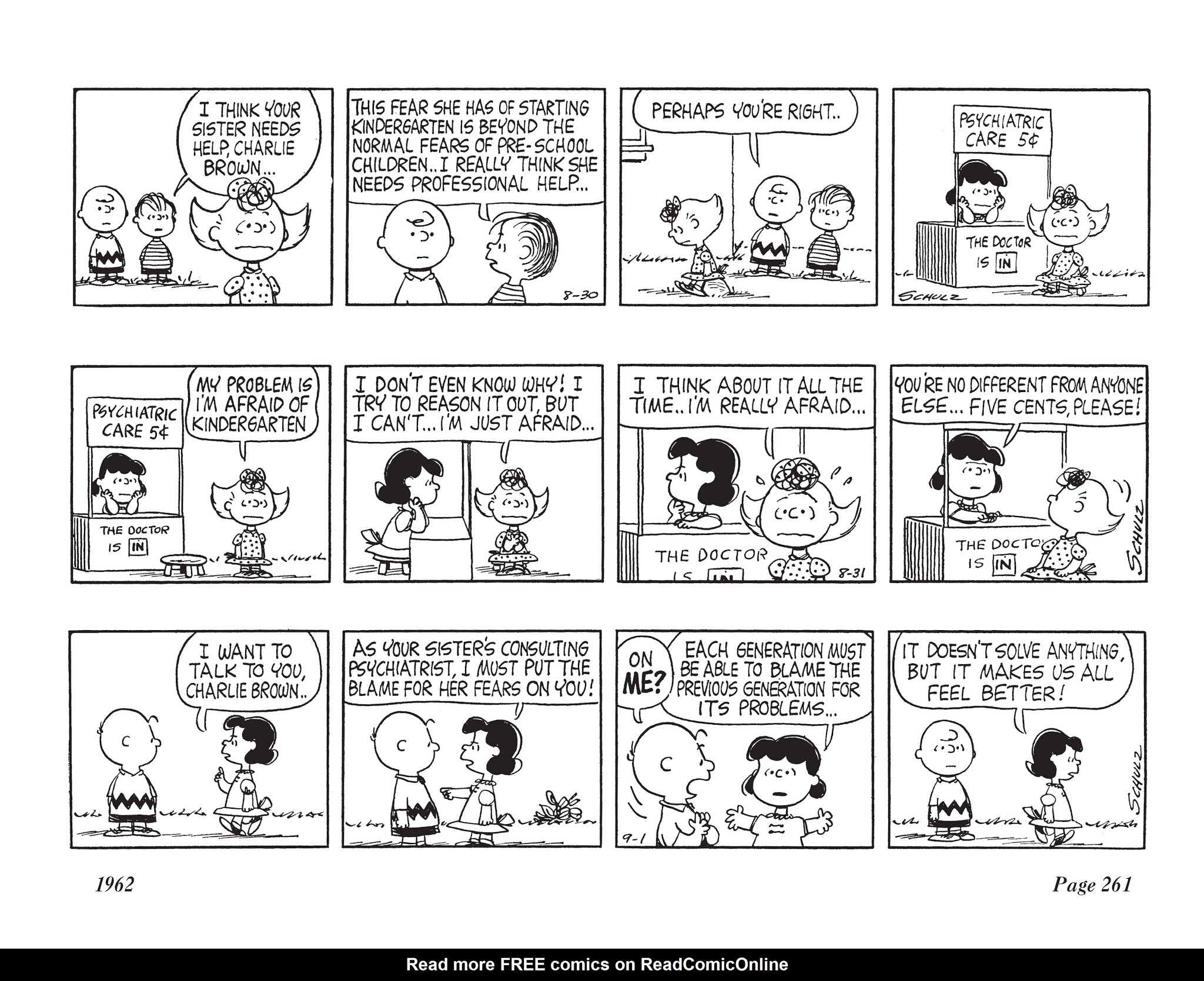 Read online The Complete Peanuts comic -  Issue # TPB 6 - 276