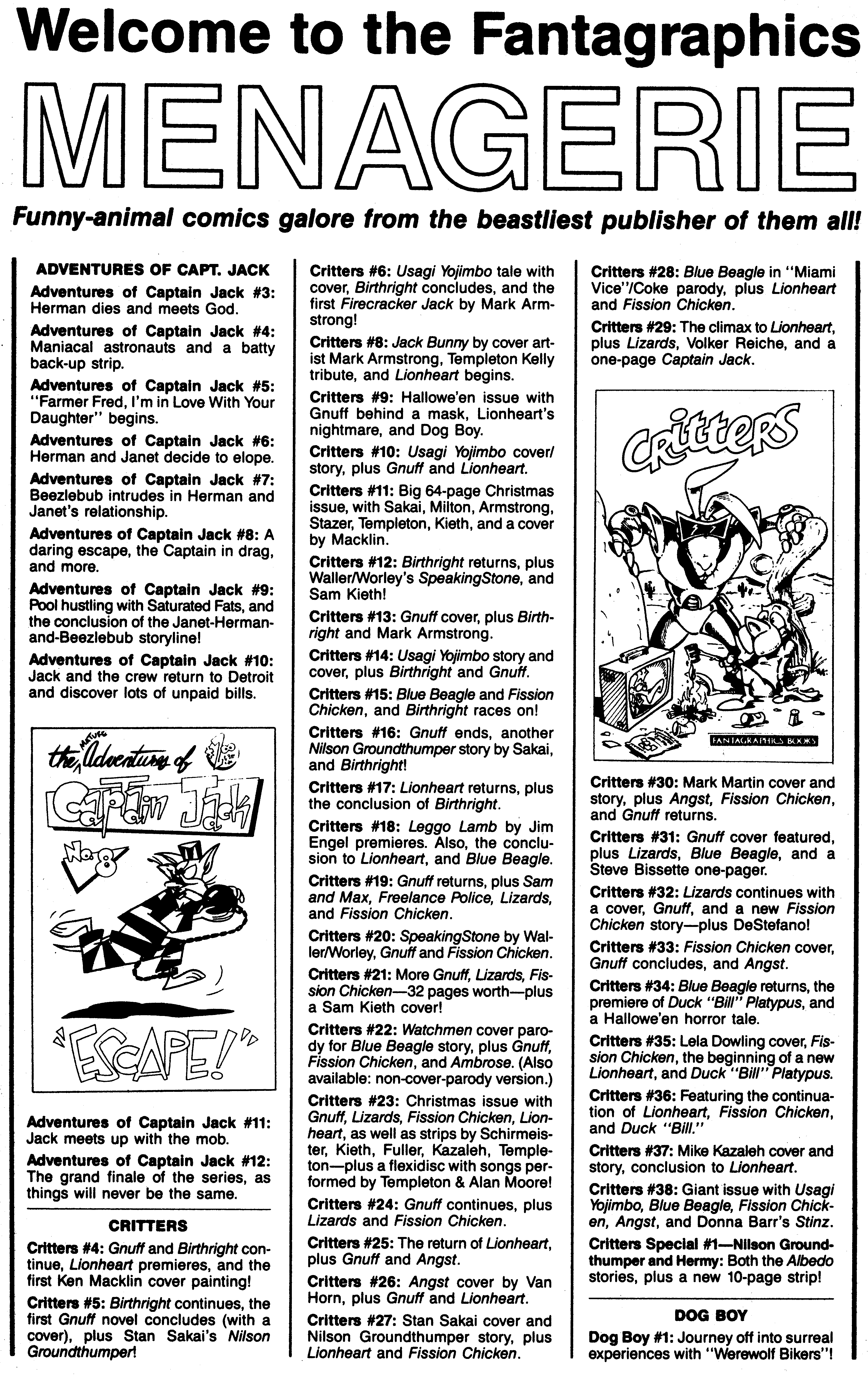 Read online Critters comic -  Issue #39 - 26