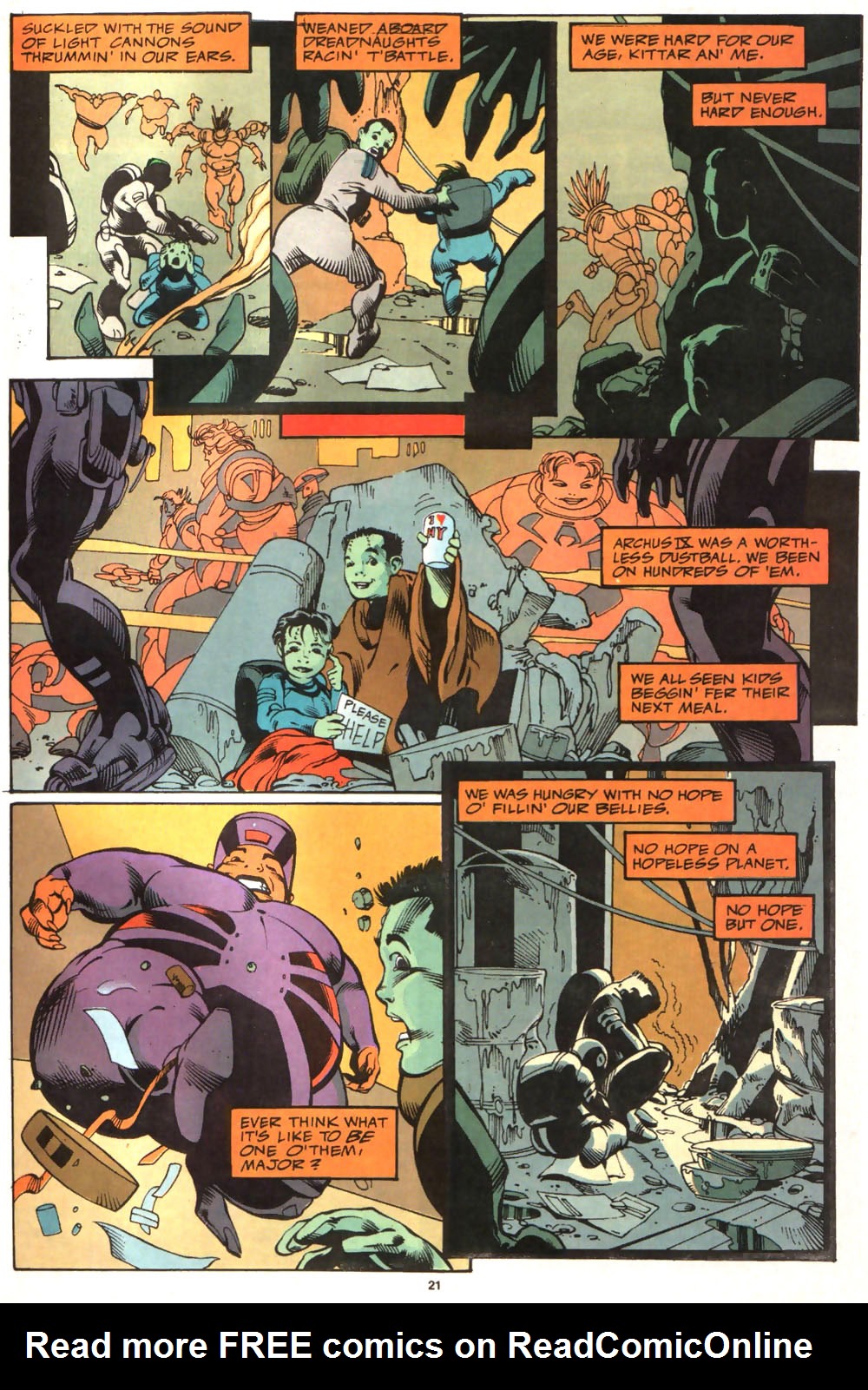 Read online Alien Legion (1987) comic -  Issue #17 - 23