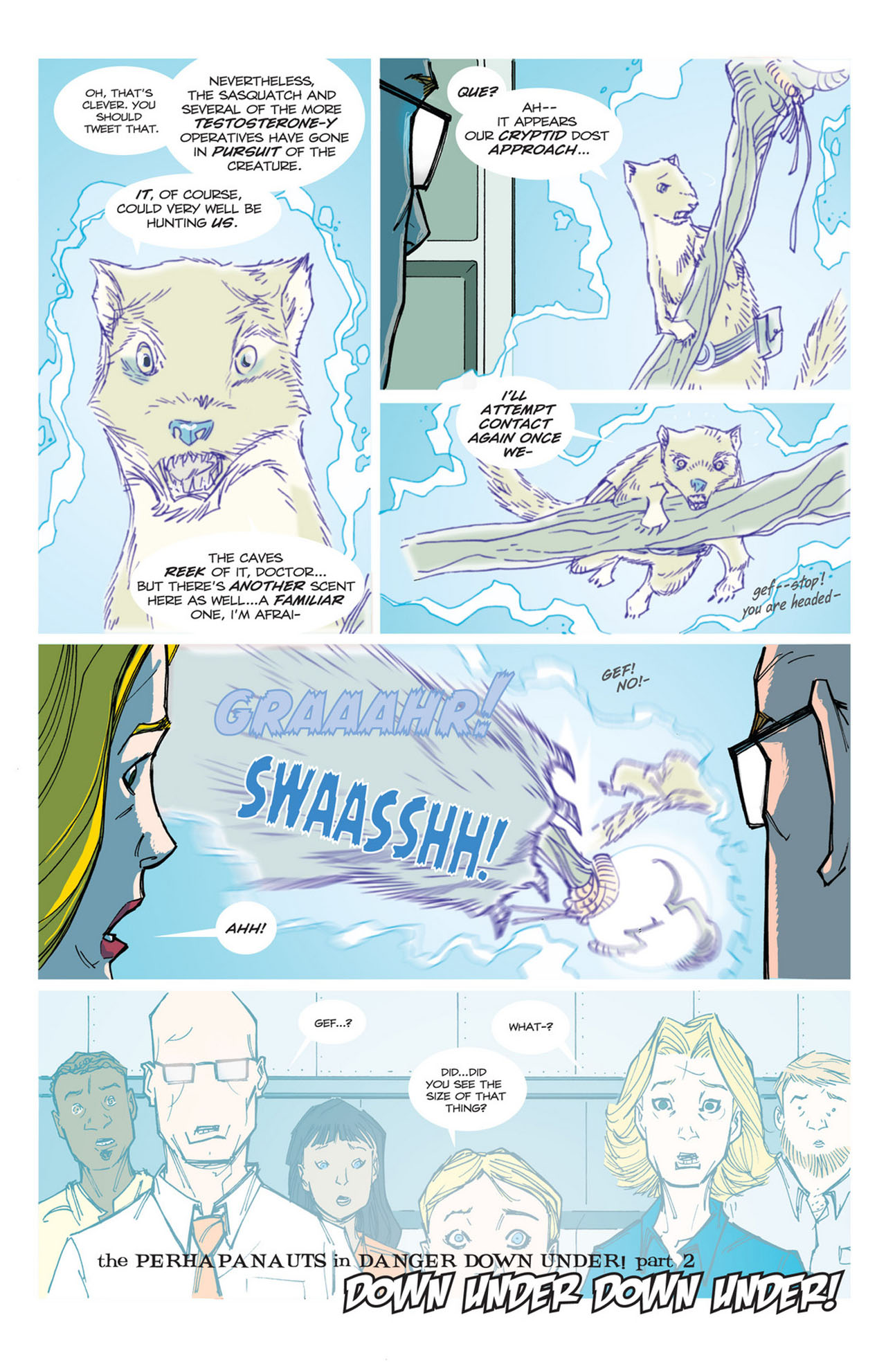 Read online The Perhapanauts: Danger Down Under! comic -  Issue #3 - 4