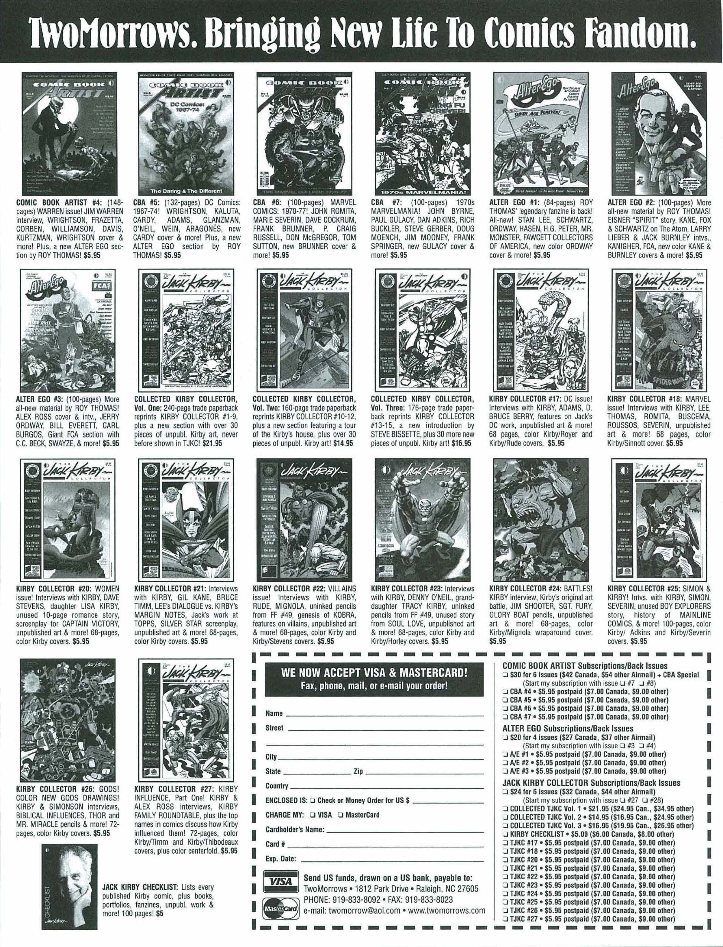 Read online The Jack Kirby Collector comic -  Issue #27 - 67