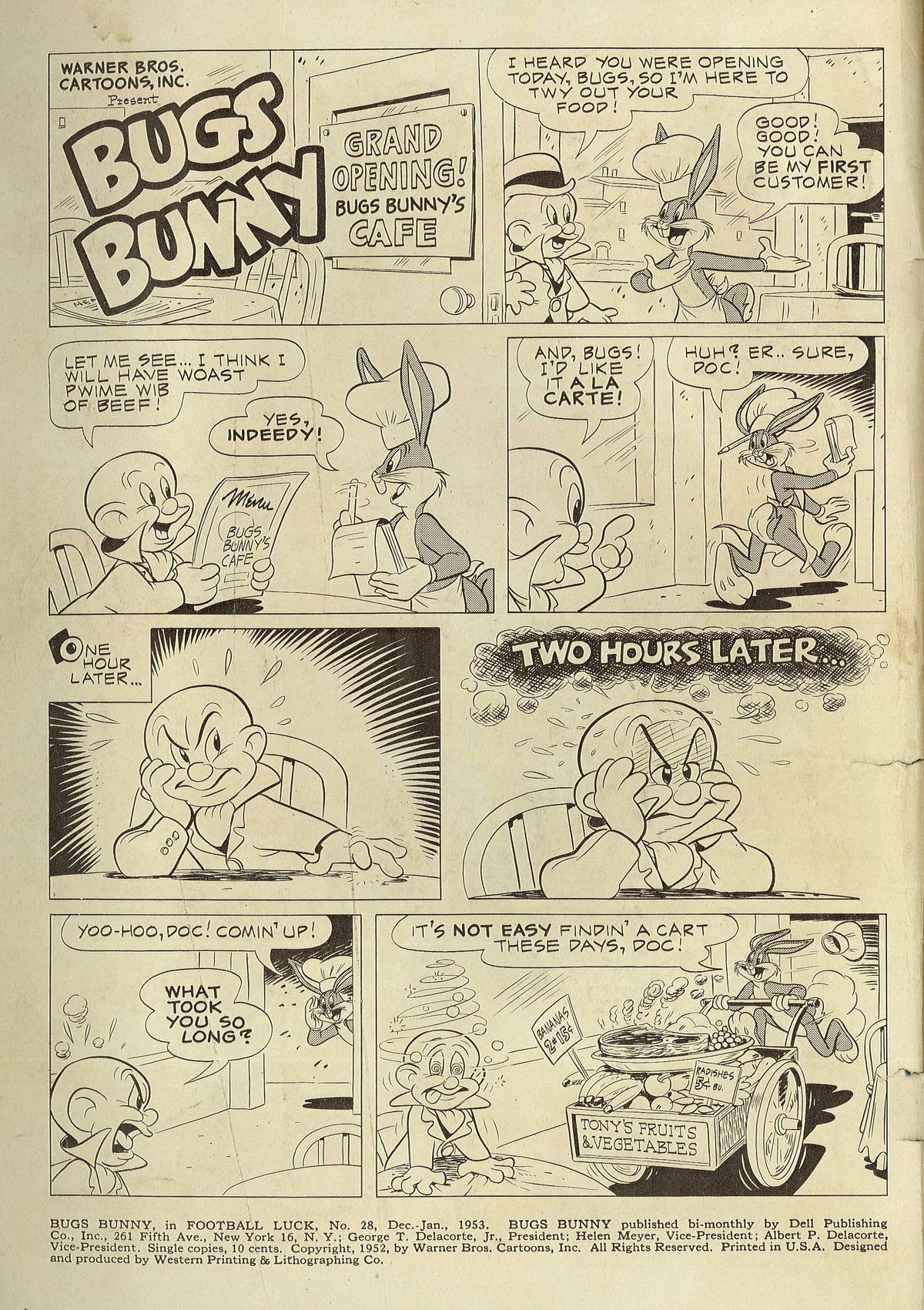 Read online Bugs Bunny comic -  Issue #28 - 2