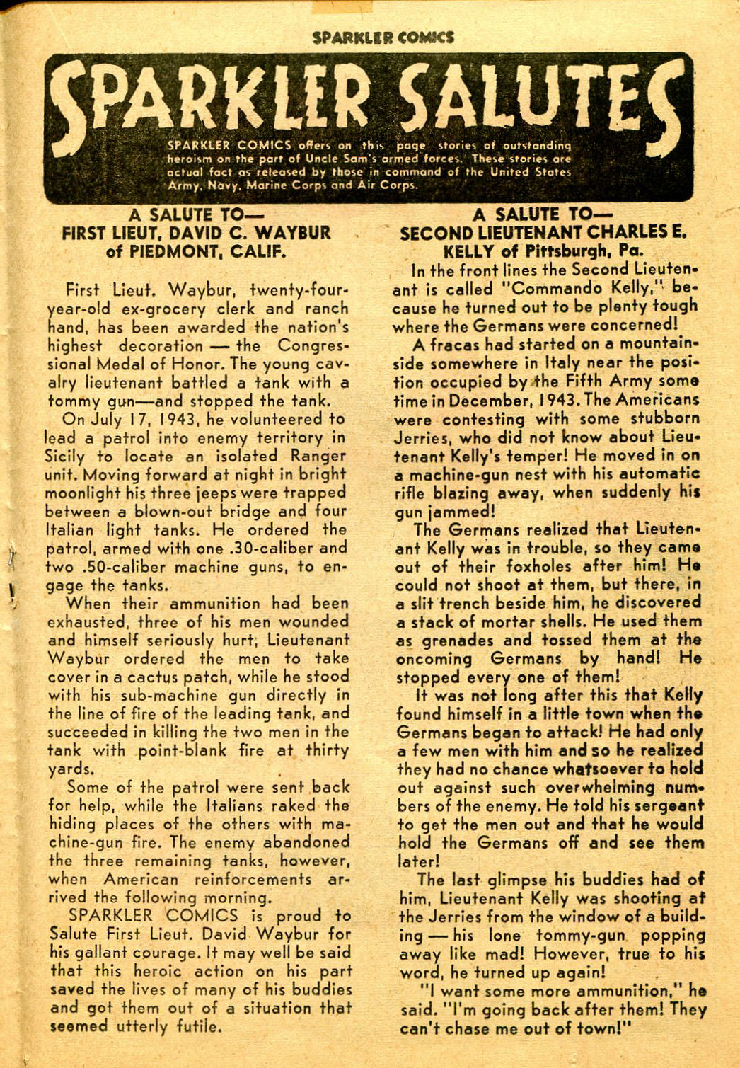 Read online Sparkler Comics comic -  Issue #32 - 35